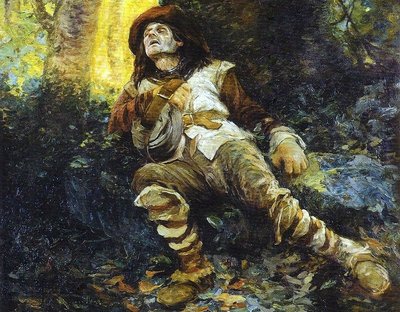 Death of Fernao Dias Paes Lemen by Antonio Parreiras